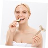 Beavorty 2pcs Wooden Manual Massager Roller for Deep Tissue Face
