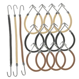 FOMIYES 45pcs Elastic Hair Ties Hooks for Women and Girls for Thick Curly Straight Hair Ponytail Holders for Exercise Yoga and Daily Use