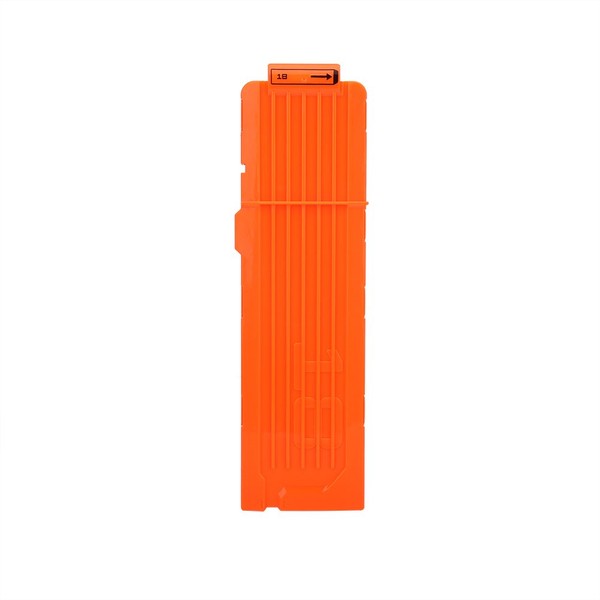 18-Dart Clip, Soft Plastic Toy for Kids Play (Orange)