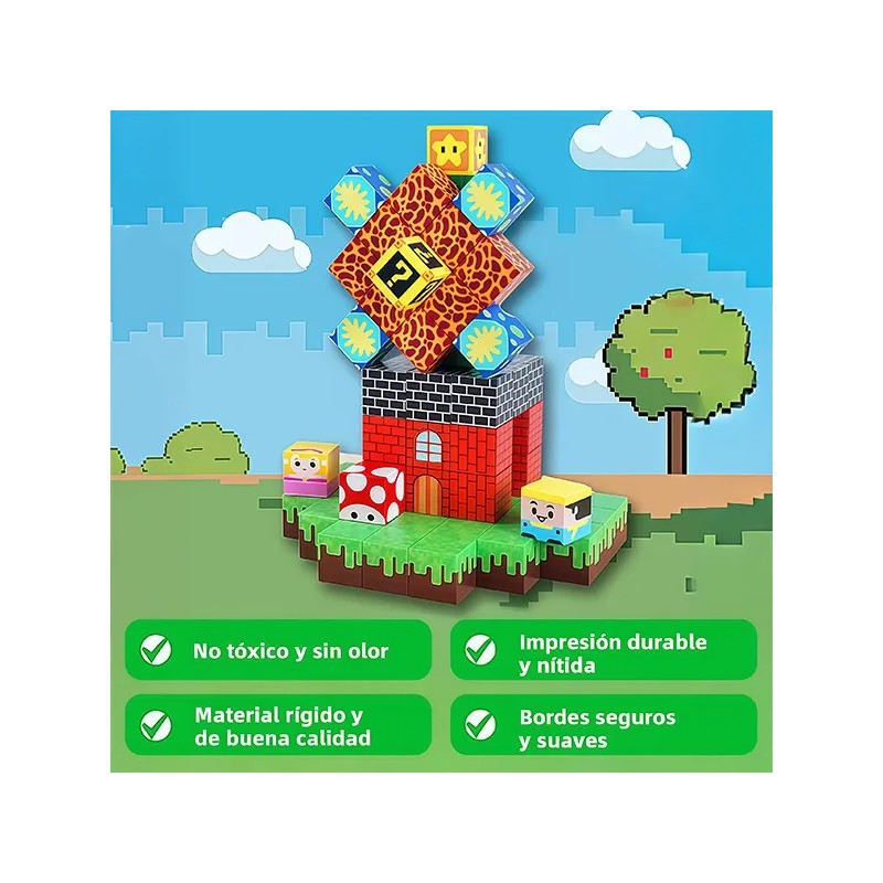 Bloques Magnéticos Parque De Juegos 150 Piezas,rompecabezas