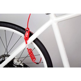 Crops (kuroppusu) Dial Lock Q4 – EW (eazy Wrap) 180 cm Cable , model: CP-SPD07-EW-04, red