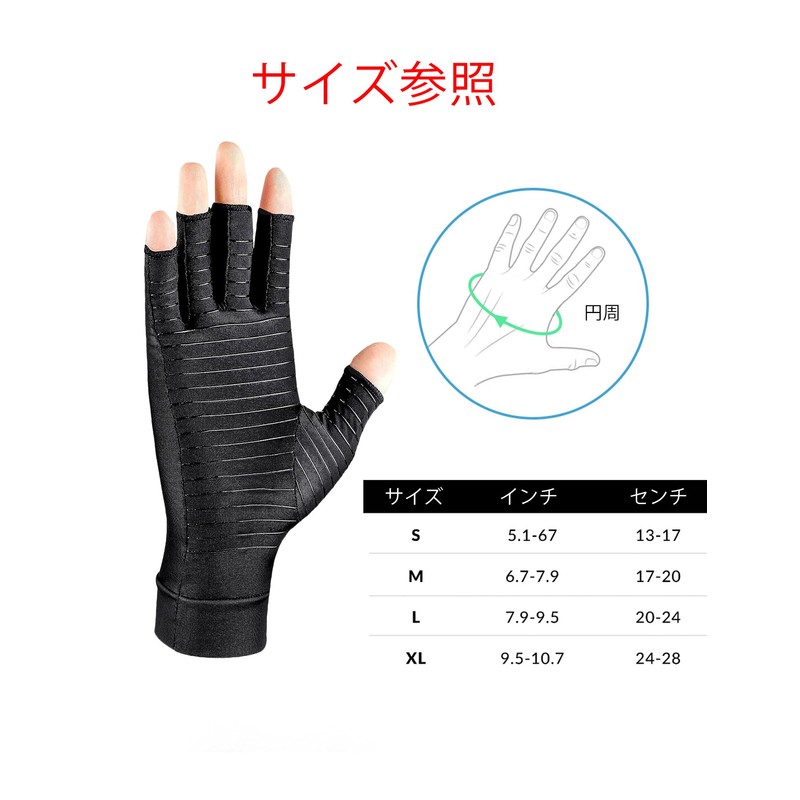 Donfri 2 Pairs Finger Supporter, Joints, Anti-slip, Copper Fiber, Finger