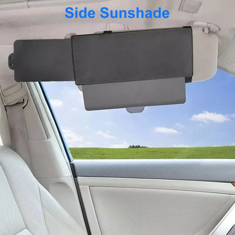 EeeKitOnline Adjustable Car Sun Visor Anti-Glare Sunshade Extender Protects from