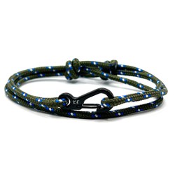 Carabiner Rope Adjustable Paracord Bracelet - Strong Climb Ropes | Survival Durable Camo Mens Bracelet