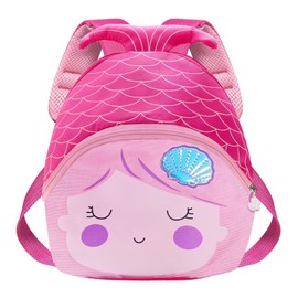 LJCZKA Small Toddler Backpack for Girls, Cute Cartoon Preschool Backpack for Kids, Small School Bag for Kindergarten Travel