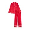 Victoria's Secret Satin Pajama Set, Long Sleeve Button Down &