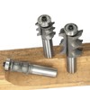 3Pcs Double Beading Router Bits 1/2" Shank,Cutting Height 3/4",7/8",1-3/8" Pair