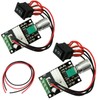 RUNCCI-YUN 2Pcs DC Motor Speed Controller,3A 6V 24V 12V 3A