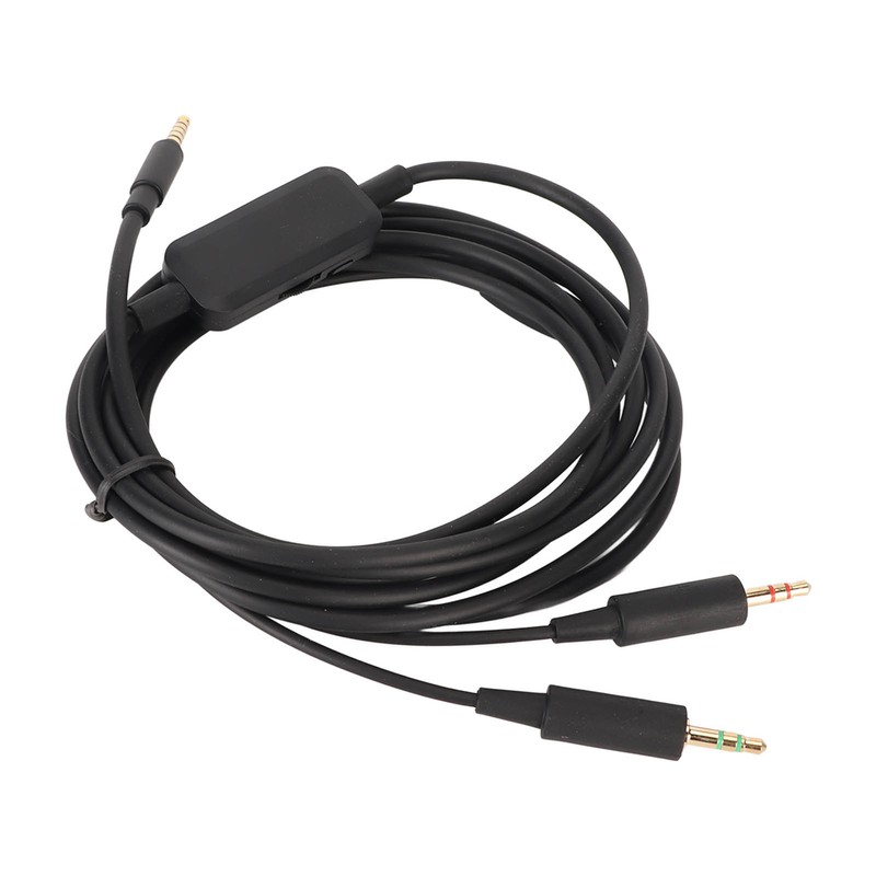 Replacement Headphone Cable 3.5mm Volume Control Sound Cable Compatible for