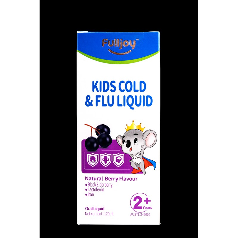 Fulljoy Kids 2+ Years Cold & FLu Natural Berry Flavour