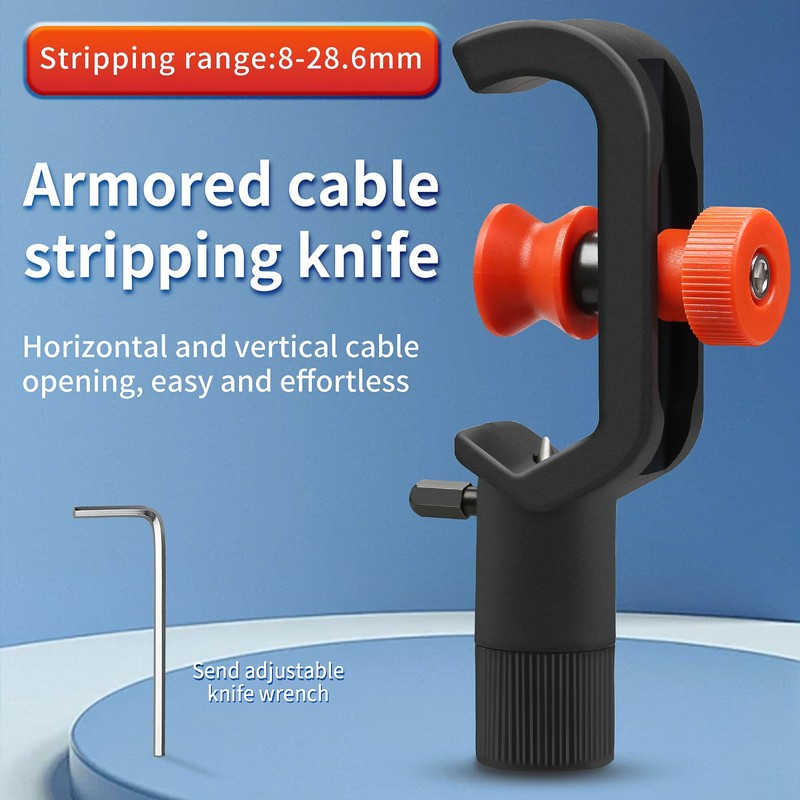 Optical cable stripping knife,suitable for 8-28.6mm cable Armored optical fiber