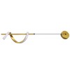 Spiral LED Pendant Light Gold Color High Brightness Eyes Protection