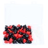 BESTCYC 1Box(100Pcs) 15mm Plastic Safety Eyes Black and Red Stuffed