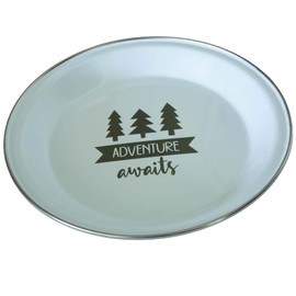ECOPOWER SPORTS Elite Dining Plate for Indoors and Outdoors (Snow White)