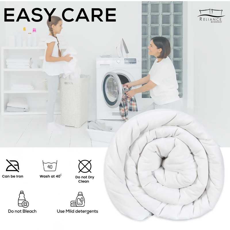 Reliance Bedding Quilted Waterproof Mattress Protector 30cm Deep Pockets Quilted