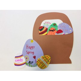 3” Egg Marble Assorted Color Creative Cut-Outs, 31 Cut-Outs in a Pack for Spring, Easter, Holiday Decorations, Learning Games, Classroom Kids’ School Craft Projects