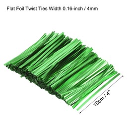sourcing map Pack of 750 Plastic Cable Ties 4 Inches 10 cm Green