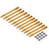 PATIKIL Aluminum Dart Shafts 48mm, 12 Pack 2BA Thread Dart