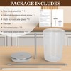 Glass Milk Container for Jura & Stainless Steel Milk Pipe