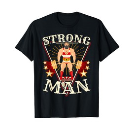 Deadlift Shirt - Vintage Circus Strongman Costume T-Shirt