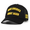 Trump Dark MAGA Hat 2024 Make America Great Again Trucker