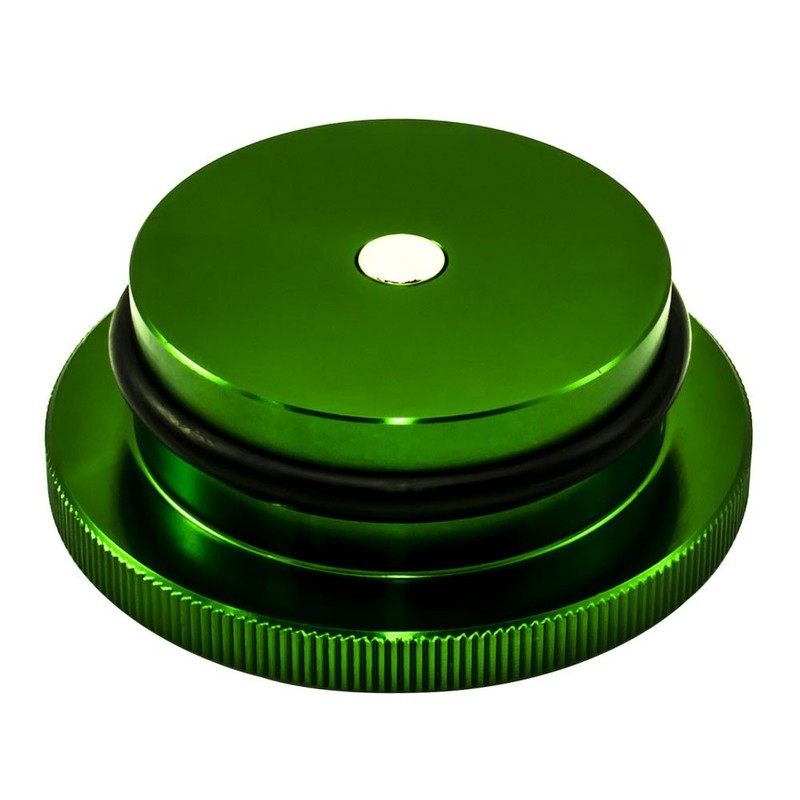 2013-2017 VMS Racing Mmagnetic Fuel Cap in Green Anodized Billet