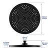 Rain Shower Head 26CM Rainfall Shower Head Overhead Replacement, Fixed