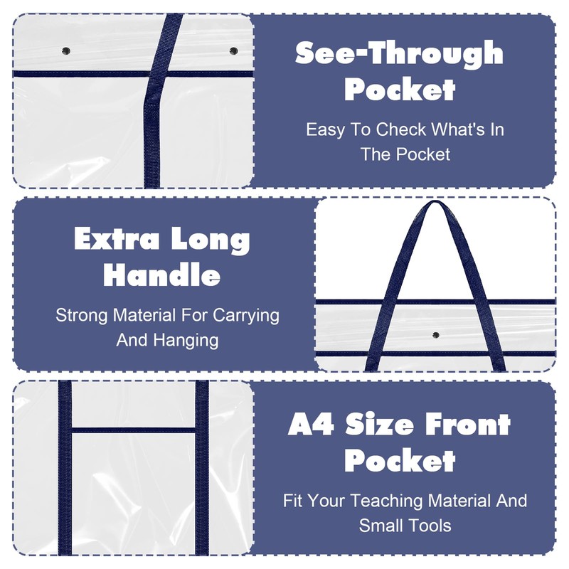 3 Pack Large Poster Storage Bag, 25.5" x 31.5" Bulletin