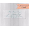 60ct - RSVP Formal Return Address Labels on Clear Transparent