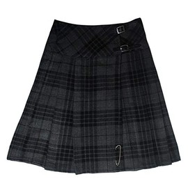 Tartanista Grey Granite 23 inch Kilt Skirt Size UK 12