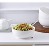 TGLBT 40oz Porcelain Salad/Soup Bowls,Ceramic Pasta Bowl Set, Microwave And