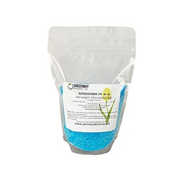 Greenway Biotech Nitroform 39-0-0 Slow Release Nitrogen Fertilizer- Contains 3% Urea Nitrogen, 7.5% Water Soluble Nitrogen, & 28.5% Insoluble Nitrogen for Healthy Plants & Lawn Growth (2 Pounds)