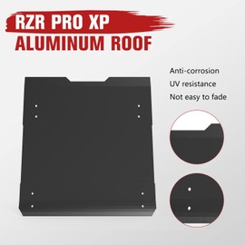 A & UTV PRO Aluminum Roof for Polaris RZR PRO XP / RZR Turbo R 2020-2023, Heavy Duty 2 Seater Hard Roof Top Sun Visor Cover Accessories, Replace OEM # 2883743-458, Black
