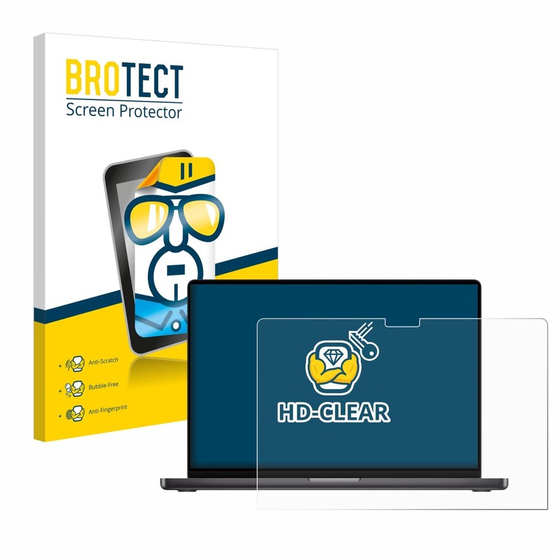 BROTECT 1 x Screen Protector Compatible with Apple MacBook Pro