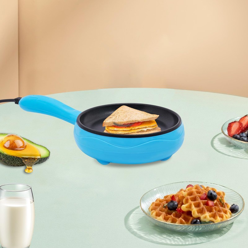 450W Small Electric Skille, 6 Inch Nonstick Egg Pan 110V