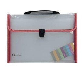 Dwellton Expanding File Folder, 13 Pockets Accordion Organizer for A4 Letter Size Documents, Receipt & Paper Filing, Perfect for Classroom, Home, Office & Travel - File Pocket (Pack of 1, White)