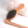 Flair Bamboo Boar Bristle Hair Brush Soft Nylon Blend Detangling