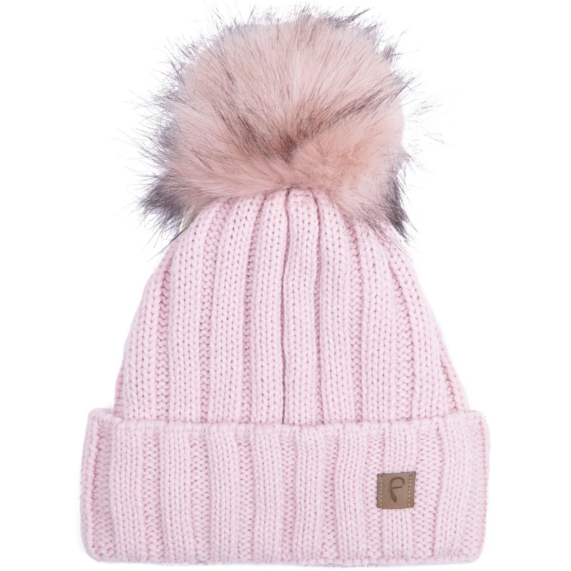 Faera Bobble Hat Women's Lined Winter Hat Knitted Hat Girls