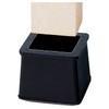 Nichias 9086-STP-SQSS Kagusubale Square Cap, SS, Pack of 4, Black