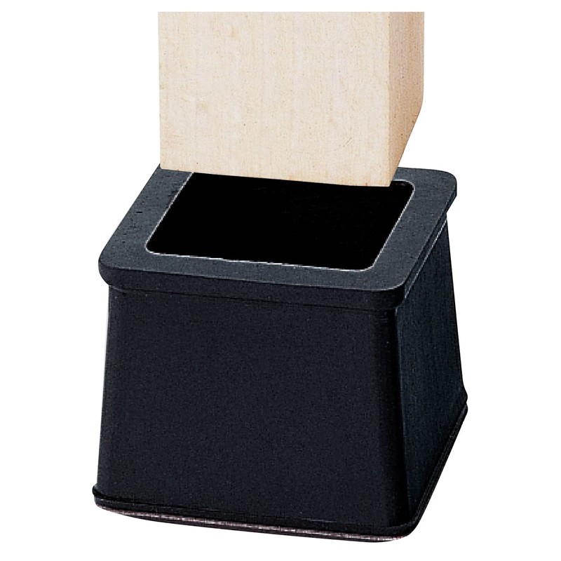 Nichias 9086-STP-SQSS Kagusubale Square Cap, SS, Pack of 4, Black