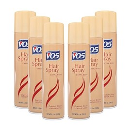 Alberto VO5 Crystal Clear Extra Body Hair Spray - Volumizing Hair Spray for Styling - Frizz and Humidity Control - No Flaking - 8.5 oz - Pack of 6