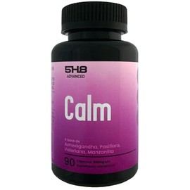 Pastillas para el Estrés y Relajar con Valeriana y Pasiflora - 5H8 | 90 Cápsulas, con Manzanilla, Fórmula Advanced Calm, Descanso Nocturno, Sin Hábito