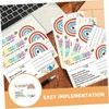 SEWACC 100pcs Motivational Reward Cards for Parents and Teachers Classroom