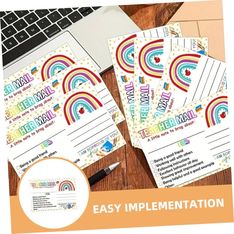 SEWACC 100pcs Motivational Reward Cards for Parents and Teachers Classroom