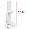 Vertical Blind Valance Clips, 10Pcs White Plastic Dust Cover Holder