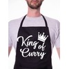 Print4U King Of Curry Men's Funny Slogan Novelty Cooking BBQ