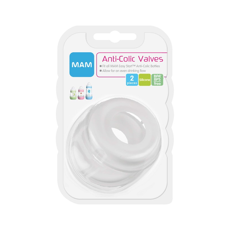 MAM Easy Start Anti Colic Baby Bottle Valve Replacements, Anti