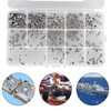 HanTof 340Pcs Metric M2.5/M3/M4/M5/M6/M8 304 Stainless Steel Allen Head Hex