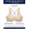 Vanity Fair Women’s Plus Size Sports Bra, High Impact, Medium
