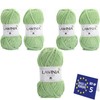 LAWINIA Premium Soft Chenille Yarn Chunky for Knitting, Thick Velvet